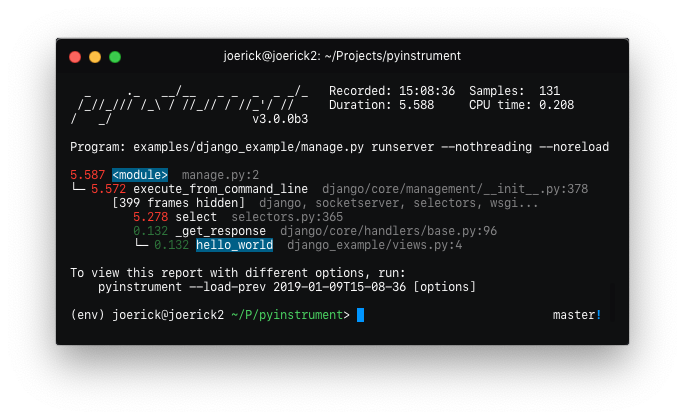 pyinstrument · PyPI
